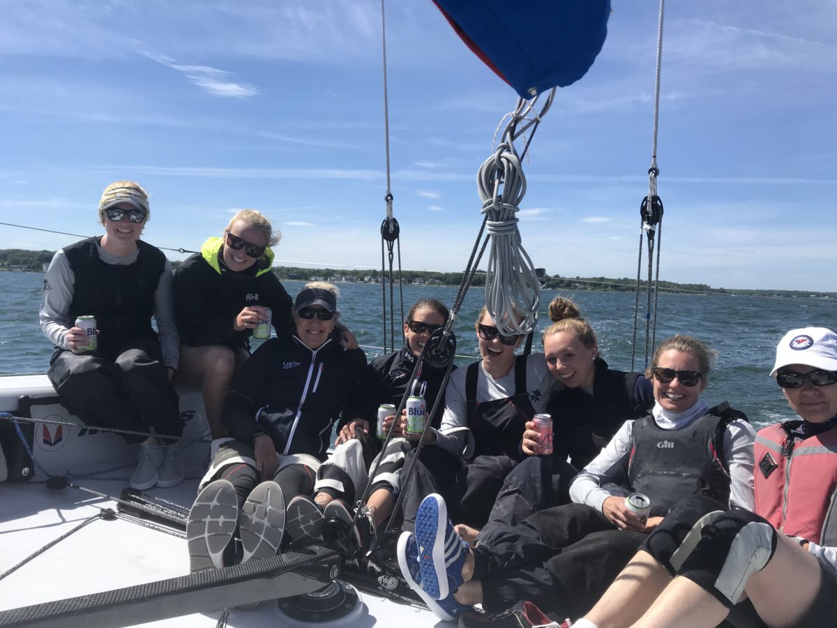 GIRL POWER ON THE MELGES IC37