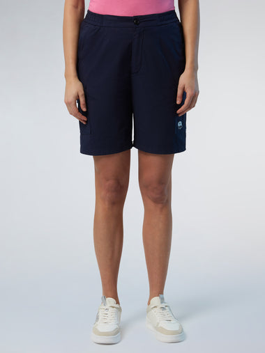 1 | Navy blue | elastic-wasit-cargo-short-trouser-074779
