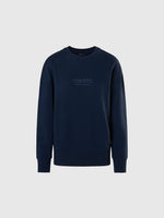 hover | Navy blue | crewneck-sweatshirt-091162