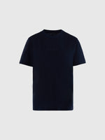 hover | Navy blue | t-shirt-short-sleeve-wgraphic-093363