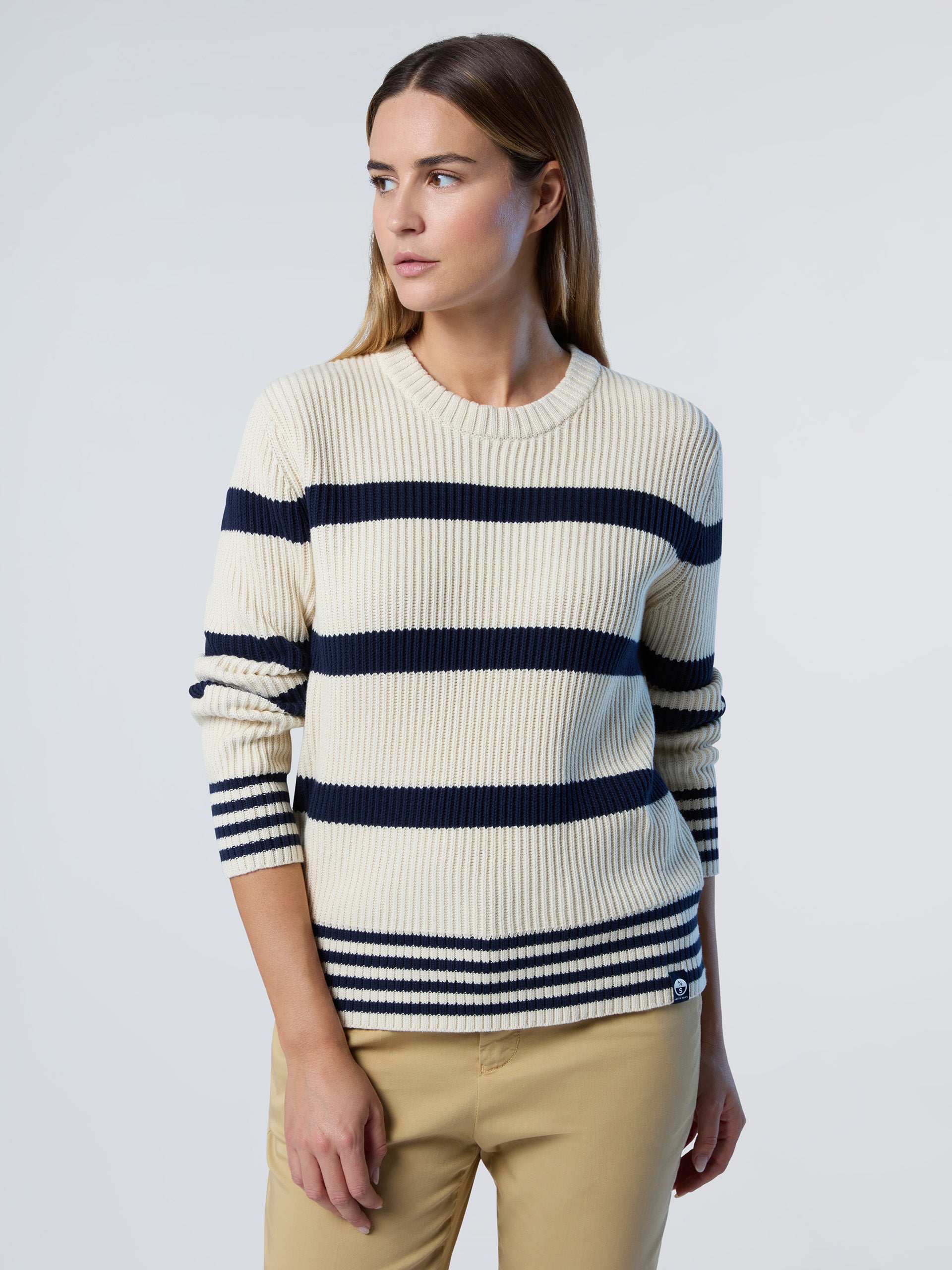 Striped ribbed sweater | North Sails
