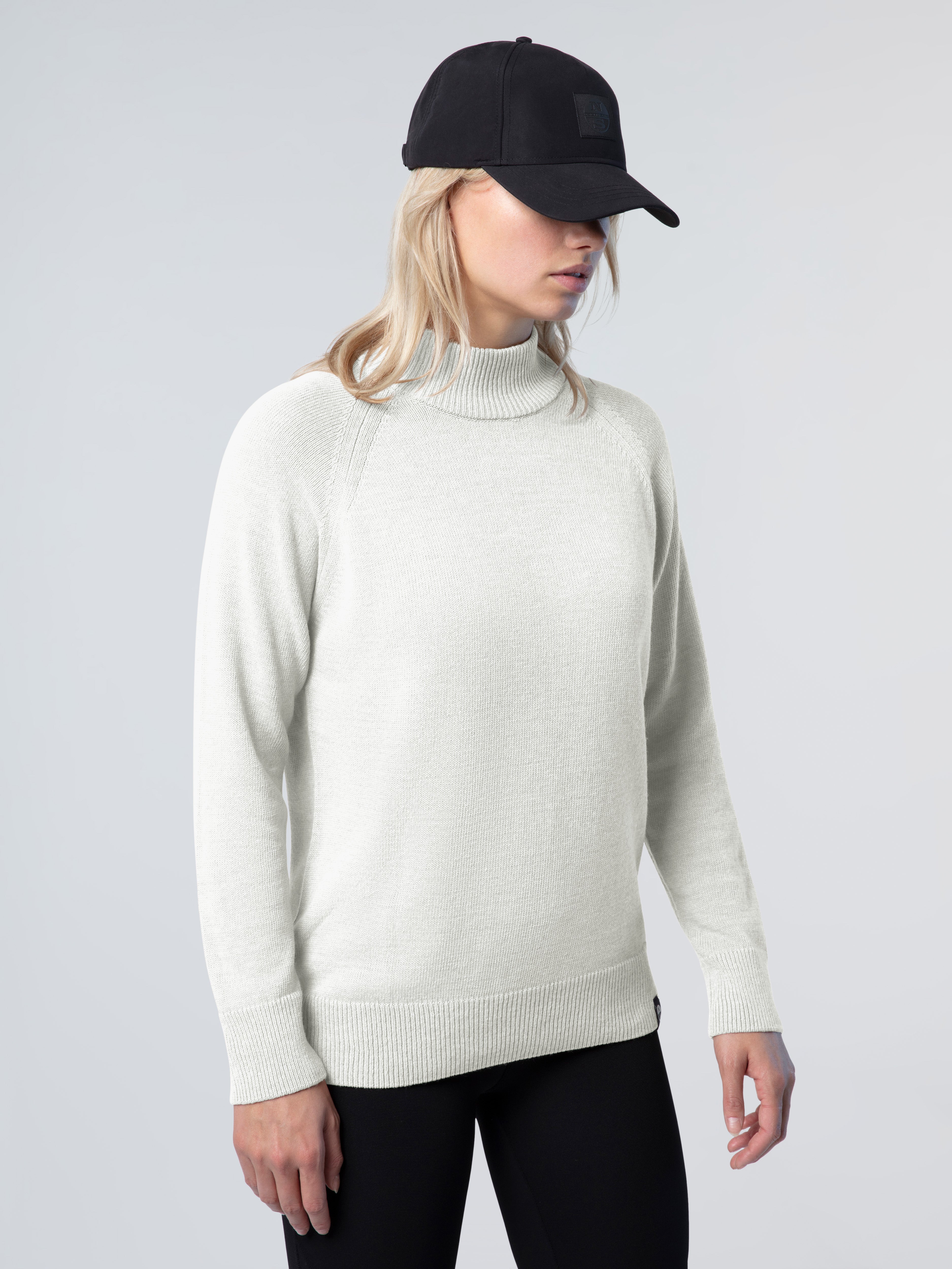 Cashmere mock-neck sweater