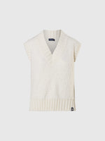 hover | Marshmallow | v-neck-vest-5gg-knitwear-095489