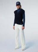 5 | Navy blue | v-neck-vest-5gg-knitwear-095489