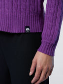 7 | Mauve | v-neck-7gg-knitwear-095491