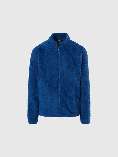 hover | Ocean blue | high-loft-fleece-jacket-27m017