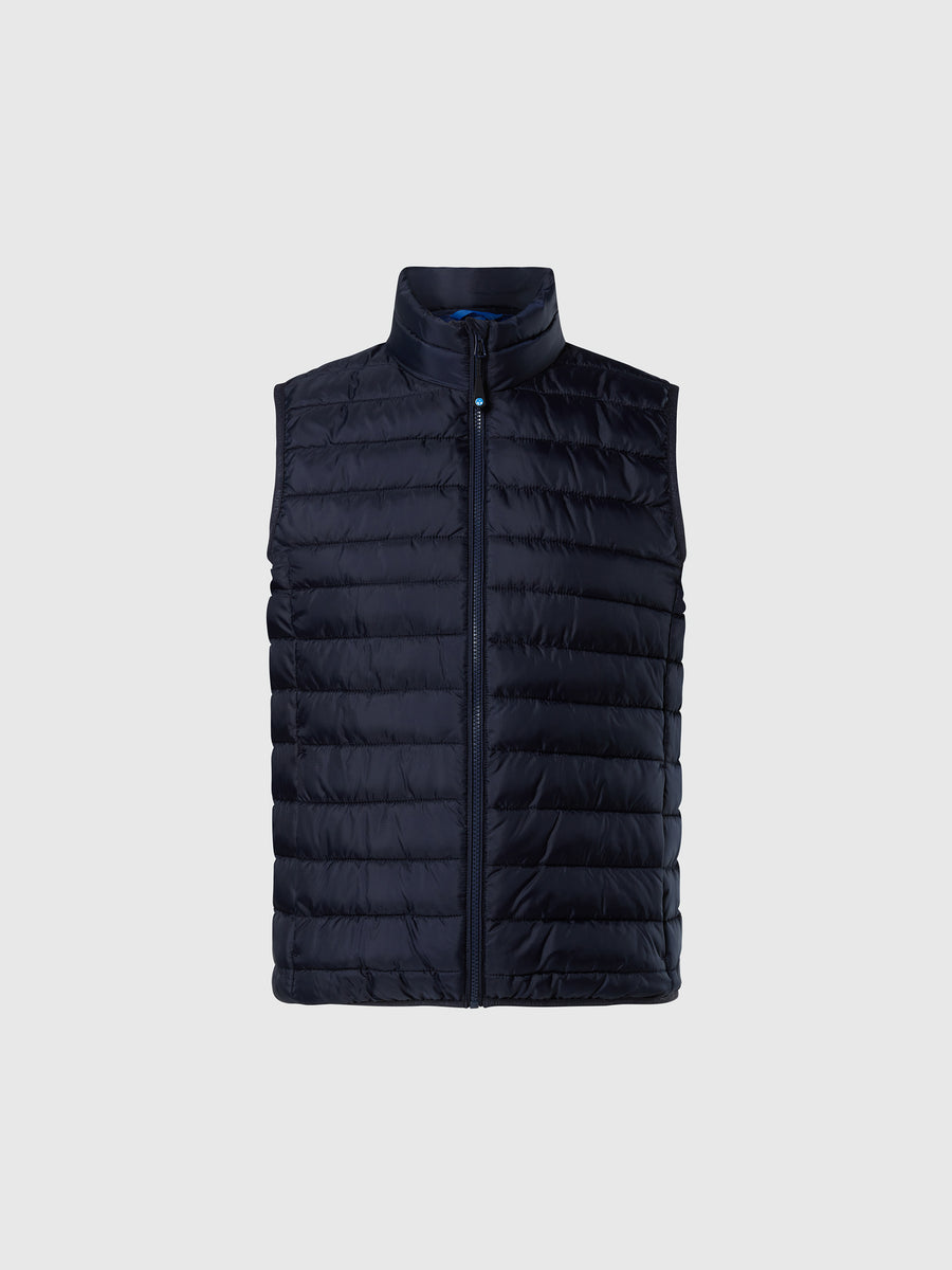 hover | Navy blue | marstrand-quilted-vest-27m084