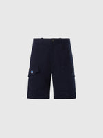 hover | Navy blue | trimmers-canvas-shorts-27m460