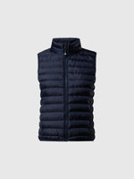 hover | Navy blue | women%27s-marstrand-quilted-vest-27w084