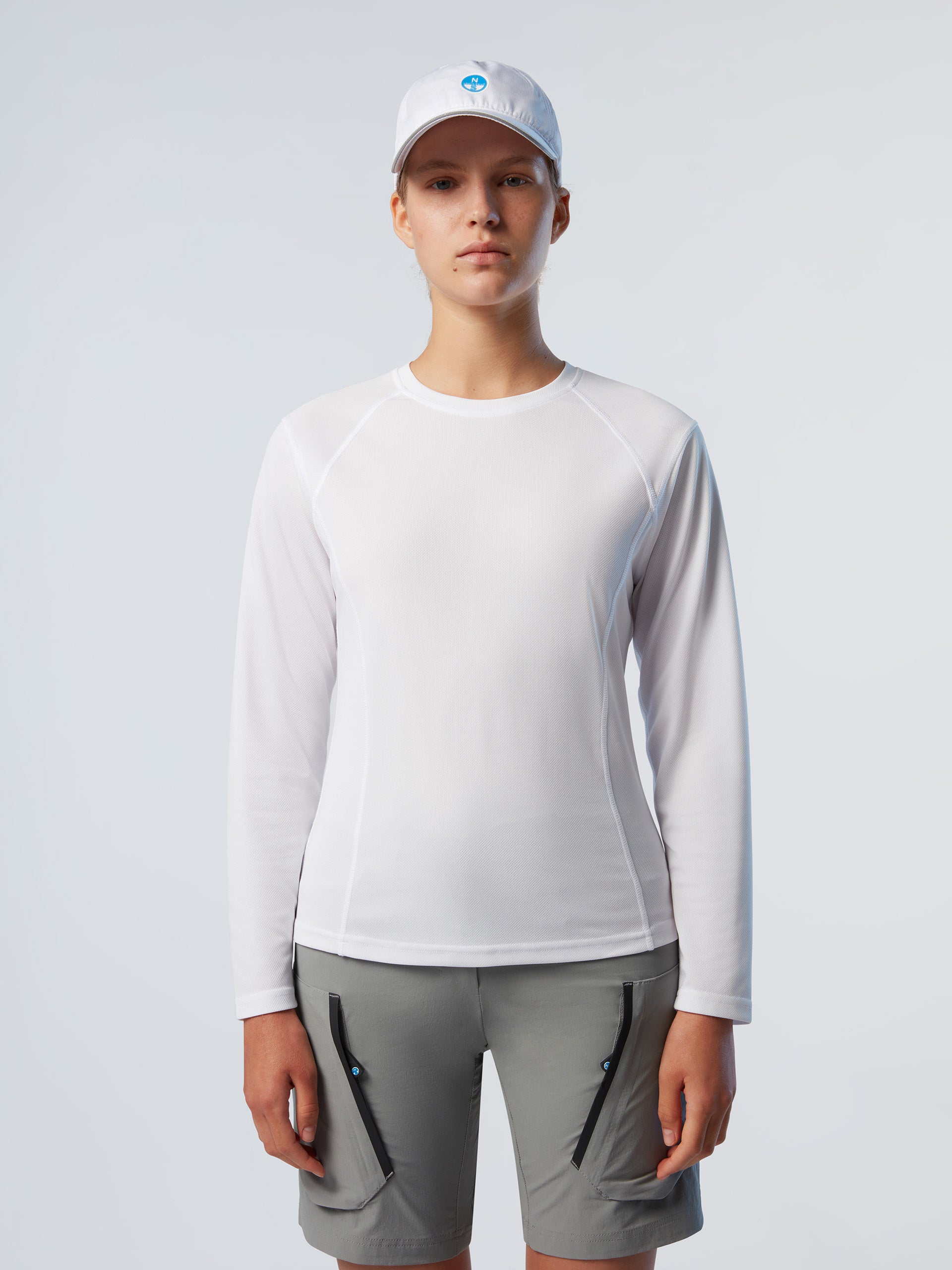 Camiseta técnica manga larga mujer best sale
