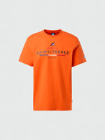 hover | Flame orange | lvdst-t-shirt-ss-403545