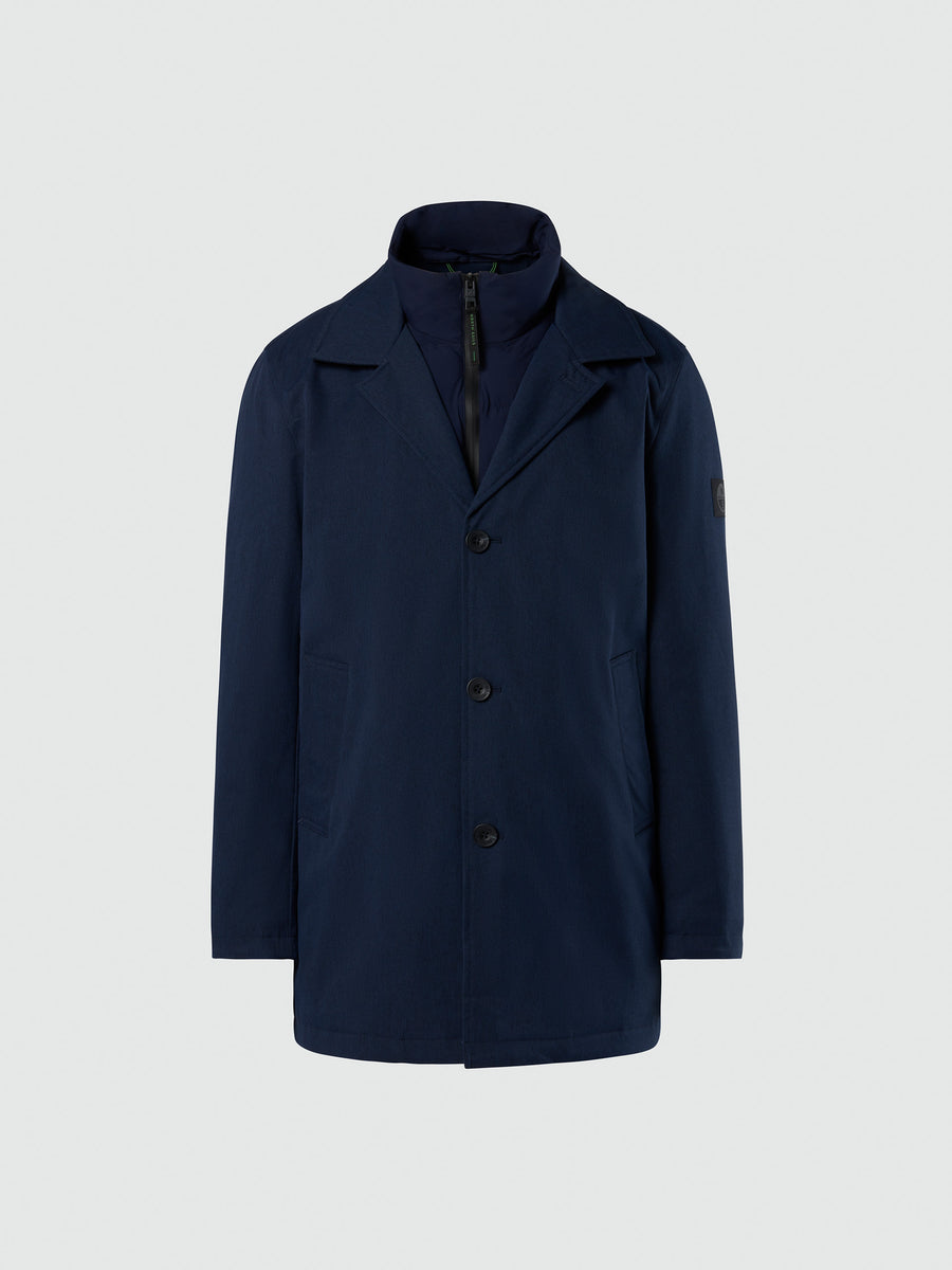 hover | Navy blue | north-tech-trench-jacket-603314