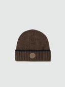 hover | Walnut melange | beanie-wlogo-623310