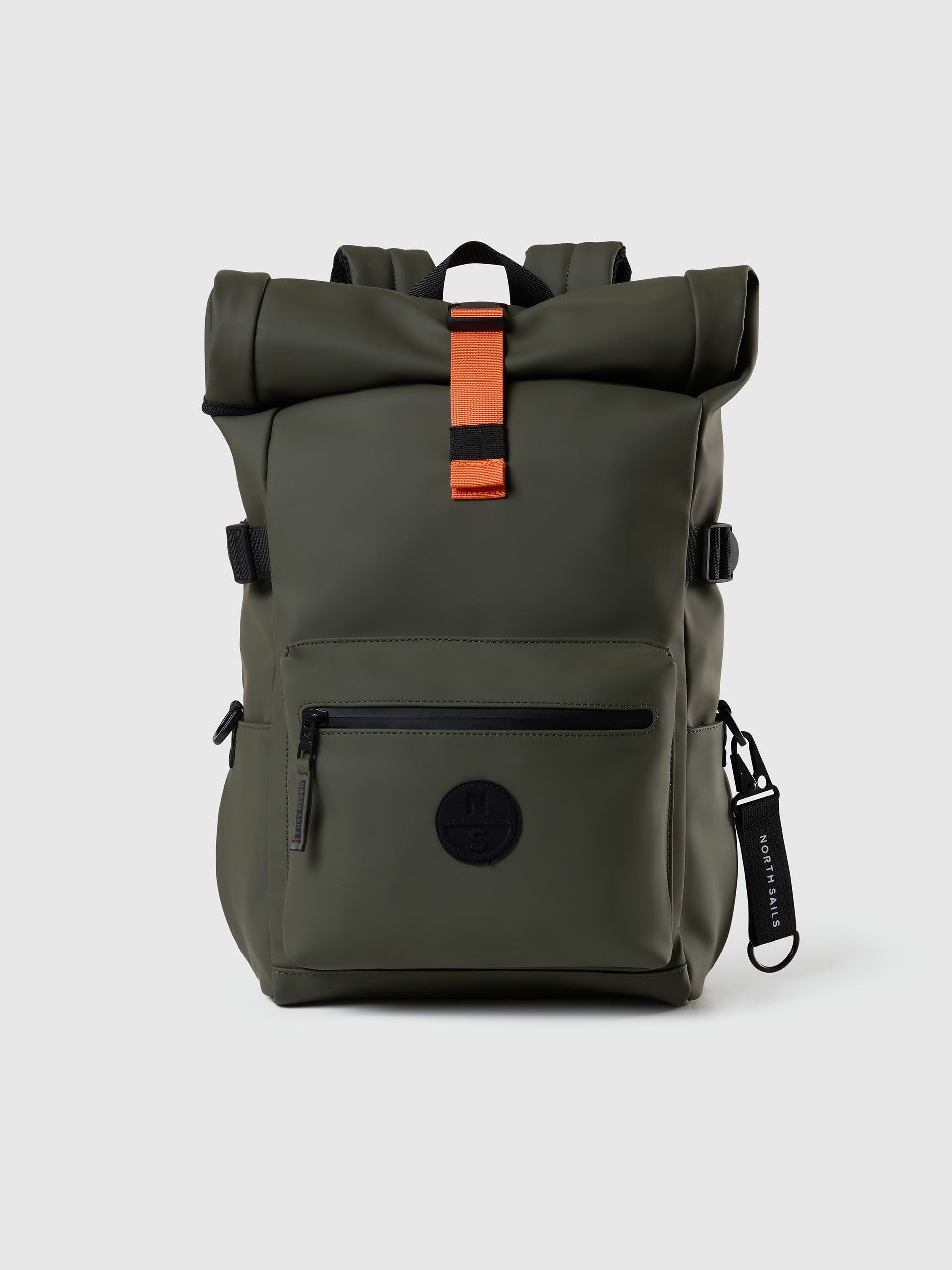 hover | Forest green | roll-top-backpack-631047