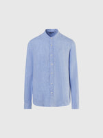 hover | Light blue | shirt-long-sleeve-mandarin-collar-664301
