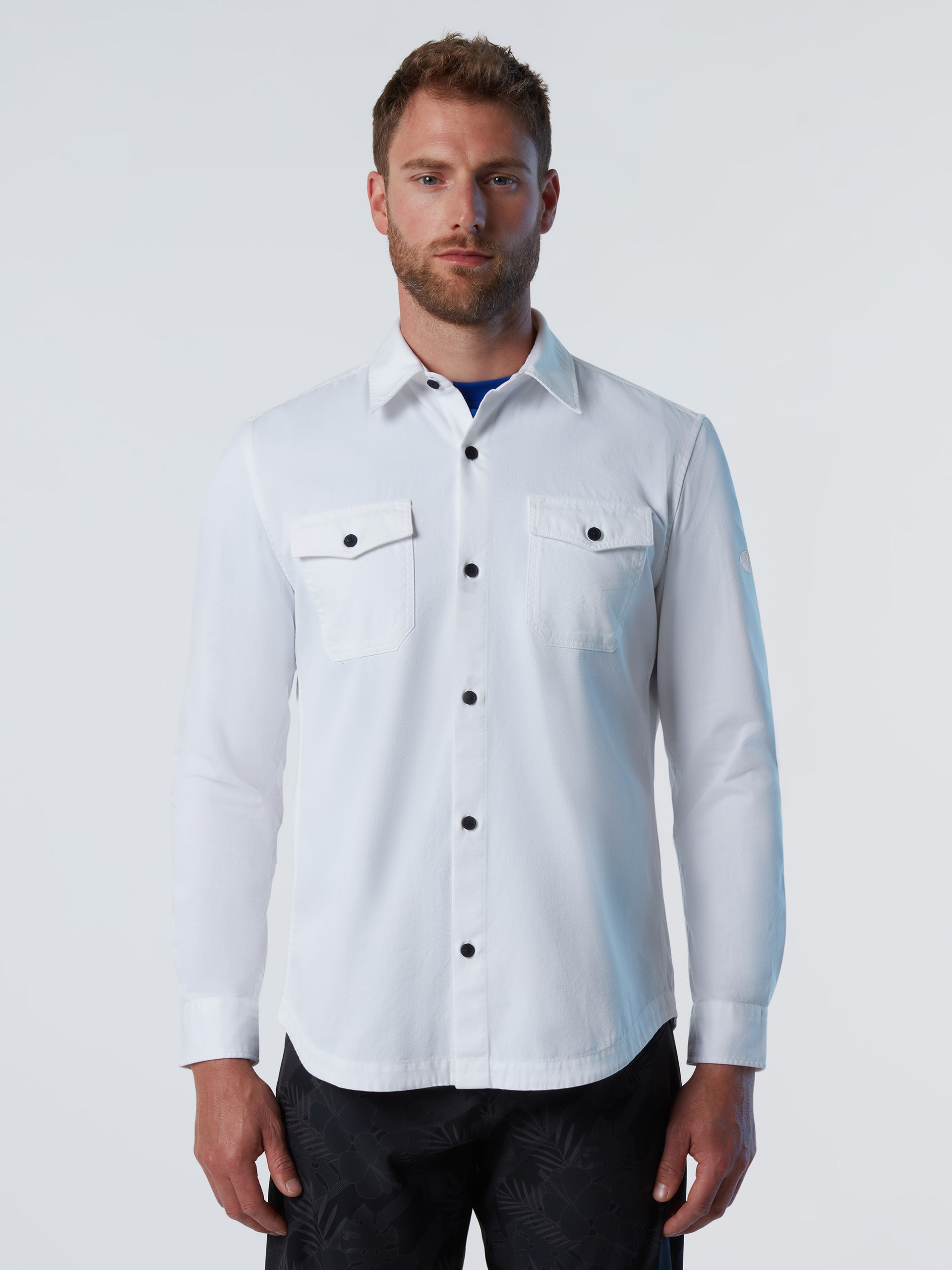 North Sails 2397 - Hombres Blanco - textil Camisetas manga corta