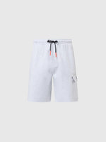 hover | Grey melange | sweatpants-short-trouser-interlock-673091