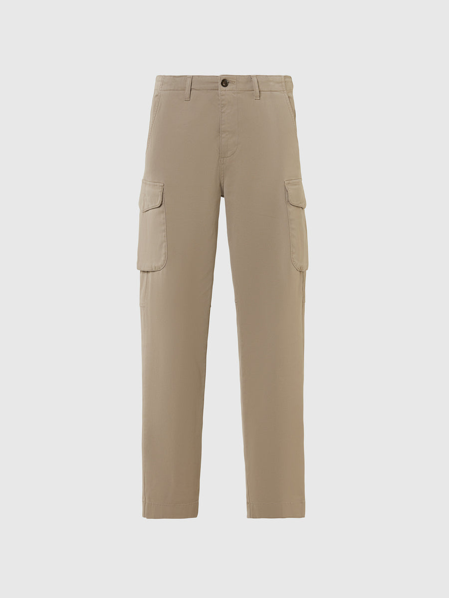 hover | Vintage khaki | america-regular-fit-cargo-long-trouser-673127