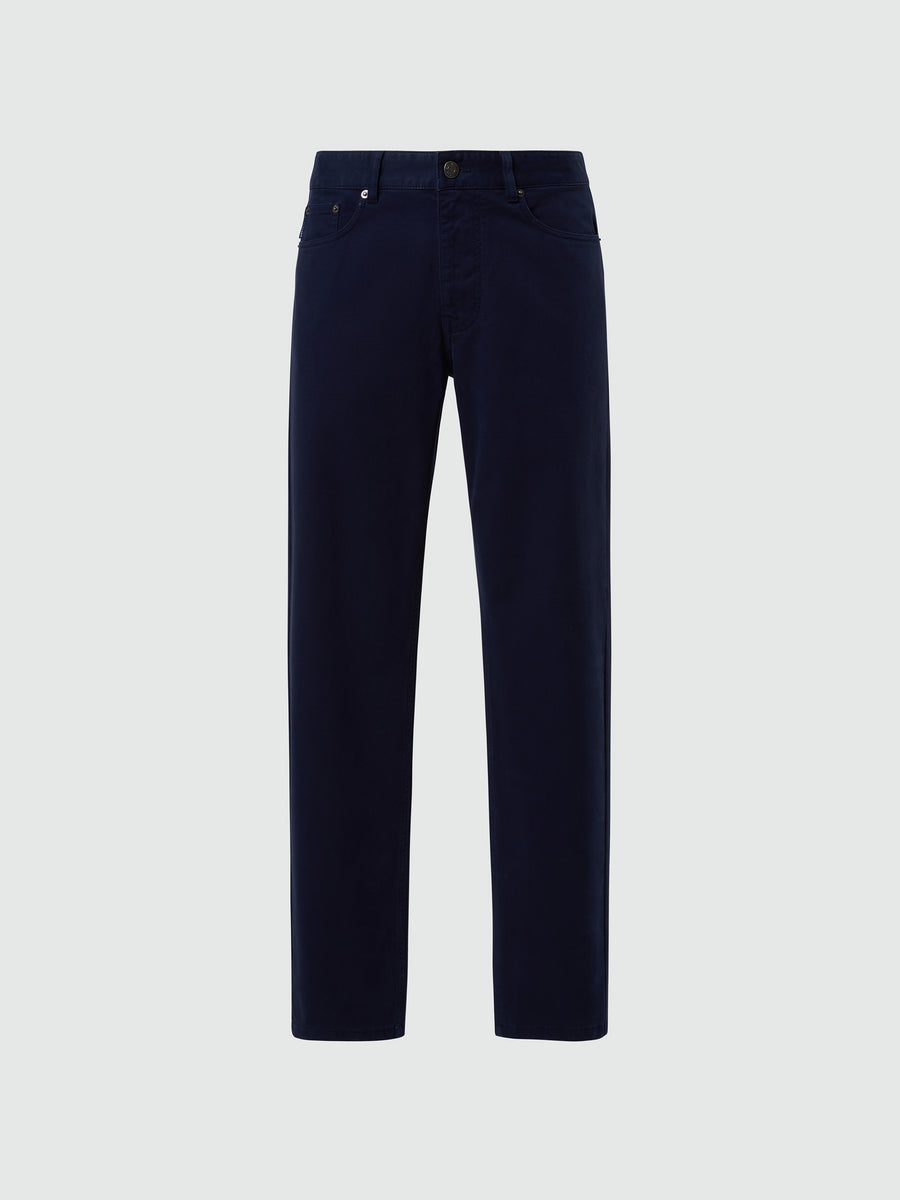 hover | Navy blue | stripe-regular-5-pocket-long-trouser-673129