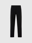 hover | Black | black-arrow-pleated-regular-fit-chino-long-trouser-673134