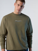 2 | Dusty olive | basic-crewneck-sweatshirt-comfort-fit-691226