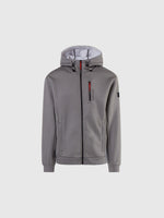 hover | Slate grey | hooded-full-zip-sweatshirt-scuba-691230