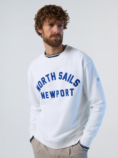 2 | White | crewneck-sweatshirt-newport-3d-embroidery-691243