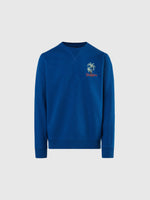 hover | Ocean blue | crewneck-sweatshirt-slub-organic-fleece-691248