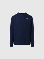 hover | Navy blue | crewneck-sweatshirt-wlogo-691255