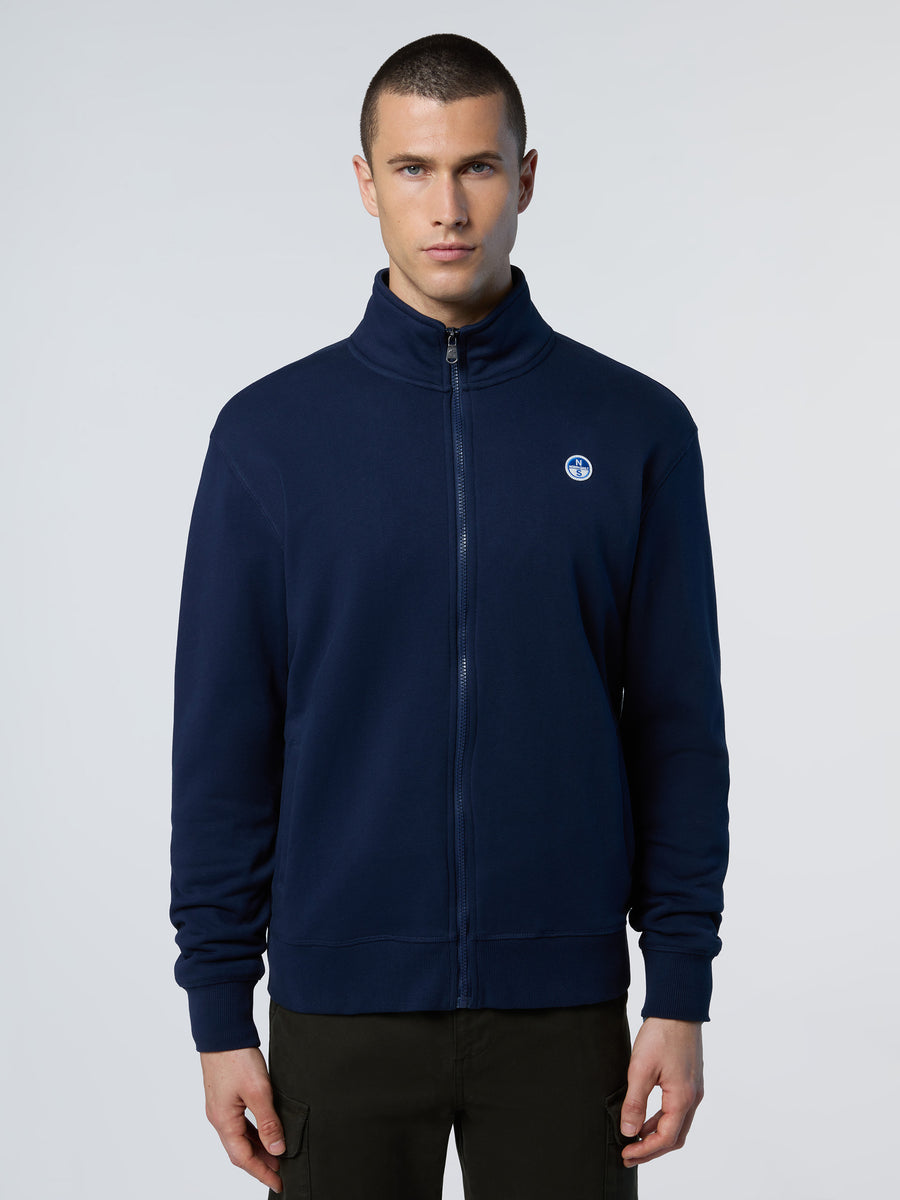 1 | Navy blue | full-zip-sweatshirt-wlogo-691256