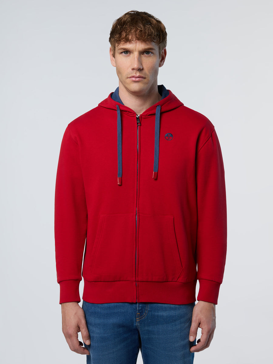 1 | Red lava | hooded-full-zip-sweatshirt-wlogo-691260