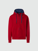 hover | Red lava | hooded-full-zip-sweatshirt-wlogo-691260