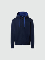 hover | Navy blue | hooded-full-zip-sweatshirt-wlogo-691260