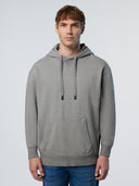 1 | Medium grey melange | hooded-sweatshirt-wlogo-691262