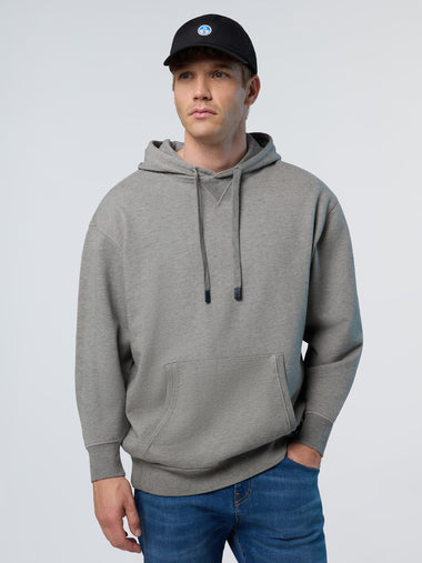 2 | Medium grey melange | hooded-sweatshirt-wlogo-691262