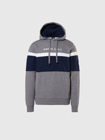 hover | Medium grey melange | hooded-sweatshirt-wgraphic-691263