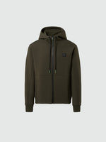 hover | Forest green | hooded-full-zip-sweatshirt-wlogo-691267