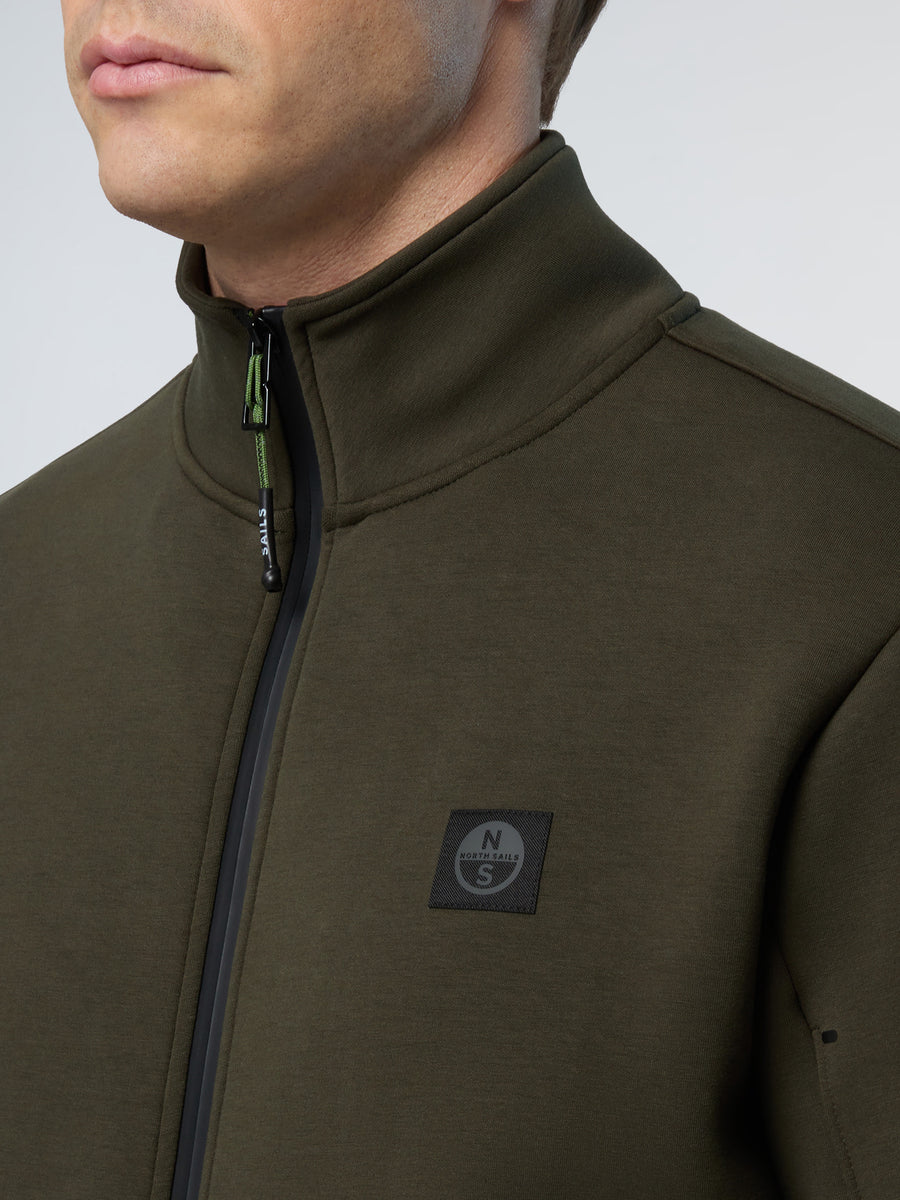 6 | Forest green | full-zip-sweatshirt-wlogo-691269