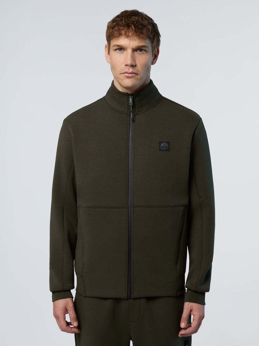 1 | Forest green | full-zip-sweatshirt-wlogo-691269