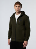 2 | Forest green | hooded-full-zip-sweatshirt-wpocket-691274