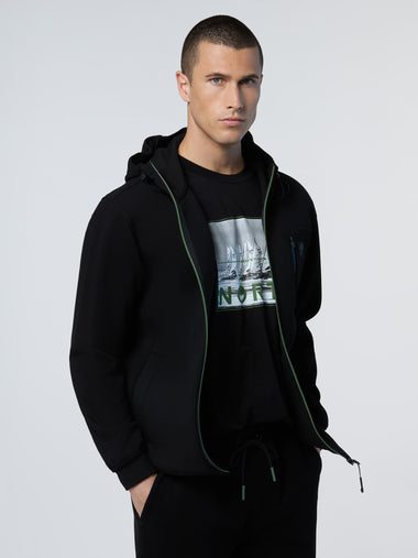 2 | Black | hooded-full-zip-sweatshirt-wpocket-691274