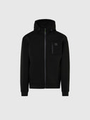 hover | Black | hooded-full-zip-sweatshirt-wpocket-691274