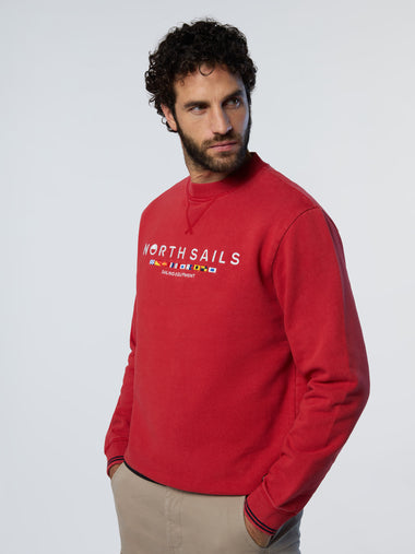 2 | Red lava | crewneck-sweatshirt-wembroidery-691279