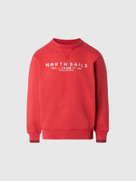 hover | Red lava | crewneck-sweatshirt-wembroidery-691279