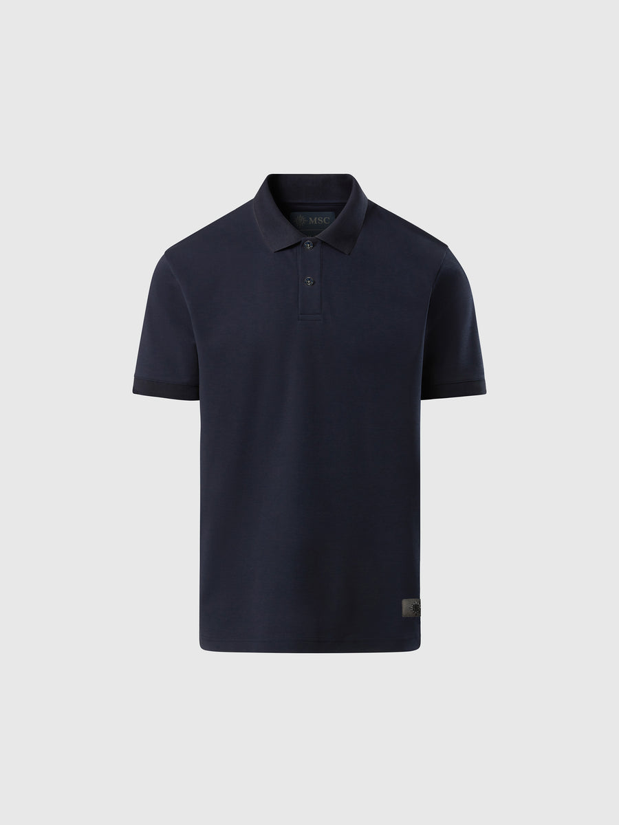 hover | Navy blue | polo-short-sleeve-692029