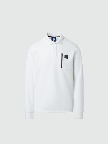 hover | Marshmallow | polo-long-sleeve-wlogo-692334