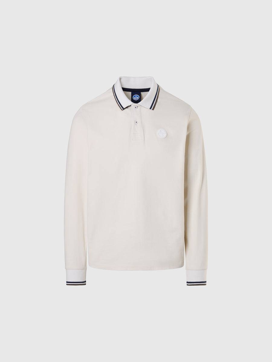 hover | Marshmallow | polo-long-sleeve-wlogo-692336