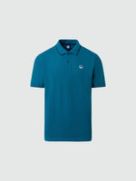 hover | Water green | polo-short-sleeve-collar-wstriped-in-contrast-692452