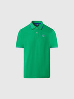 hover | Green bee | polo-short-sleeve-collar-wstriped-in-contrast-692452