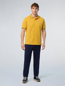 5 | Golden spice | polo-short-sleeve-collar-wstriped-in-contrast-692452